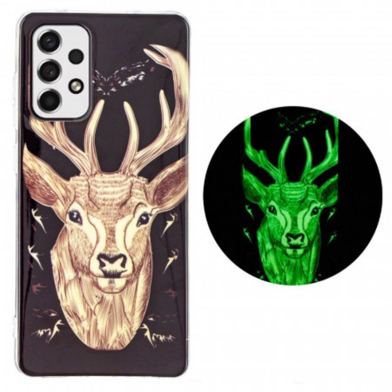 Θήκη Samsung Galaxy A53 5G Fluorescent Majestic Deer